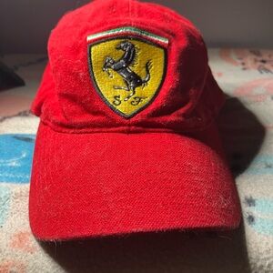 Ferrari Red Cap with Emblem